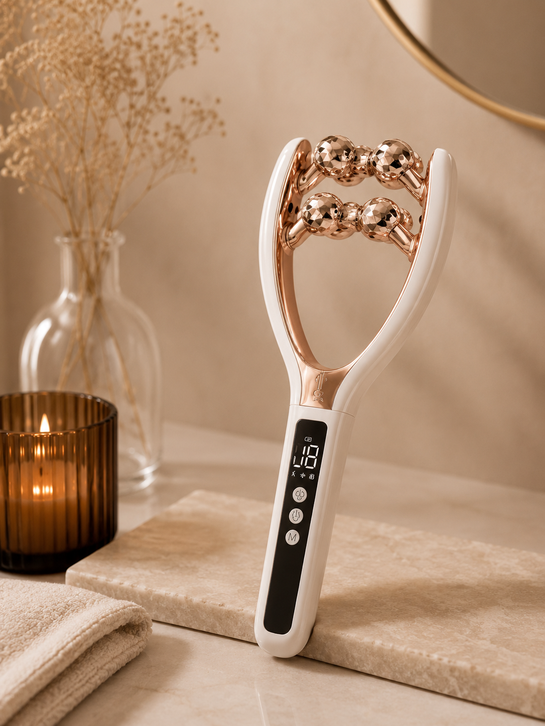 RF EMS Microcurrent Face Sculpting Roller