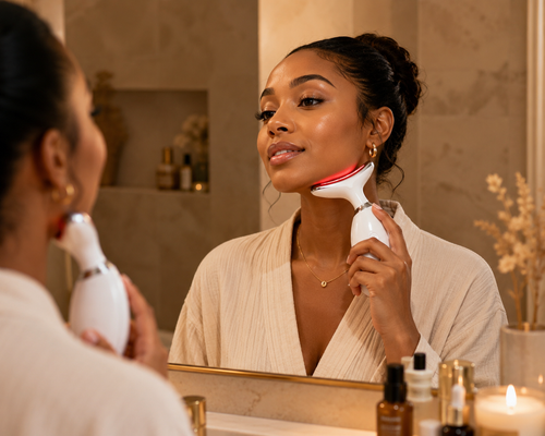 7-in-1 LED Face & Neck Sculpting Massager