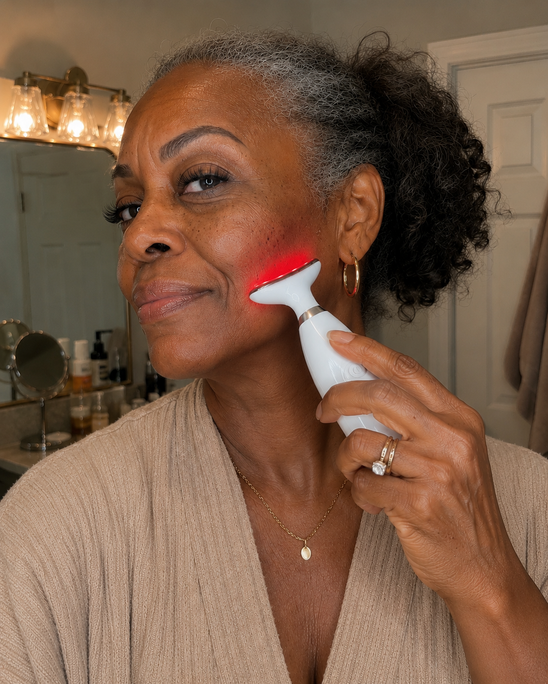 7-in-1 LED Face & Neck Sculpting Massager